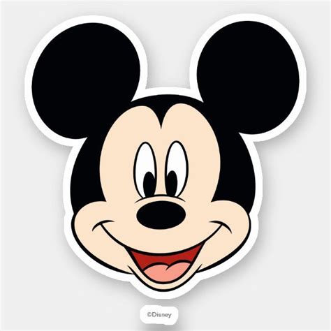 mickey mouse head stickers